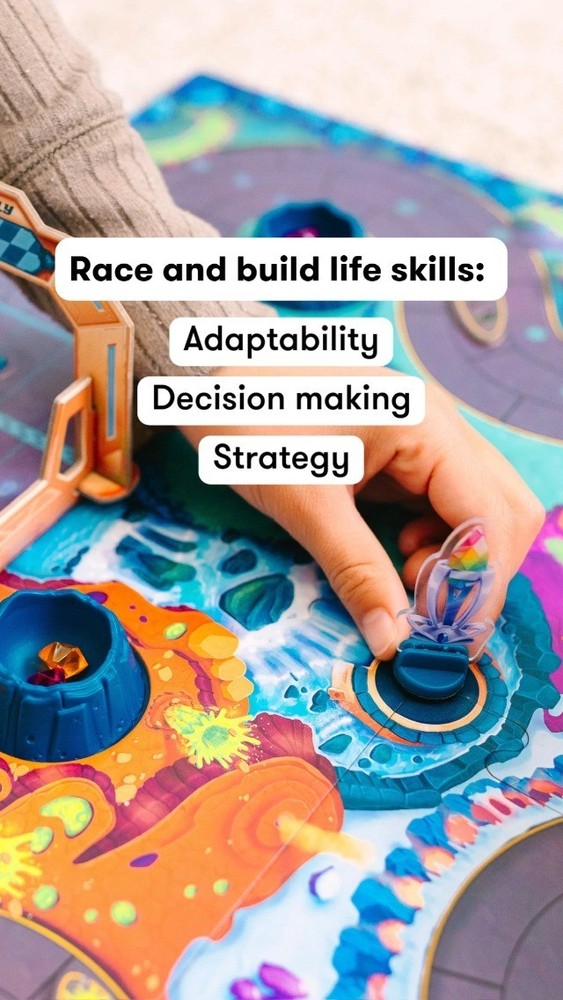 Educational Crystal Cup Rally Game for Kids - Develop Reasoning & Strategy Skill