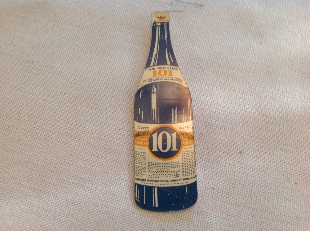 Gardiner's Solutions 101 Tin Die Cut Bottle Vintage Needle Threader