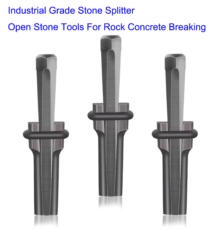 1pcs Industrial Grade Stone Splitter Open Stone Tools For Rock Concrete Breaking