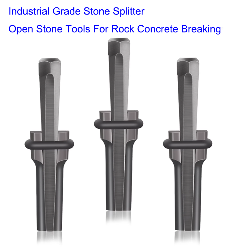 1pcs Industrial Grade Stone Splitter Open Stone Tools For Rock Concrete Breaking