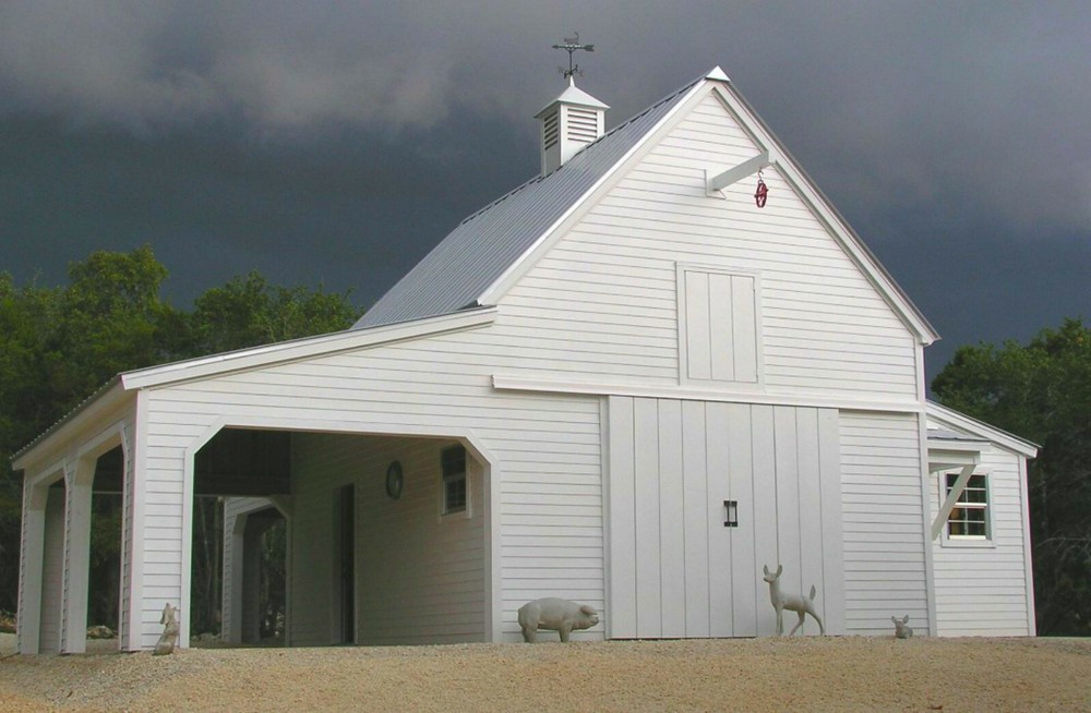 19 Backyard Barn Designs - Complete Pole-Barn Construction Plans (B1)