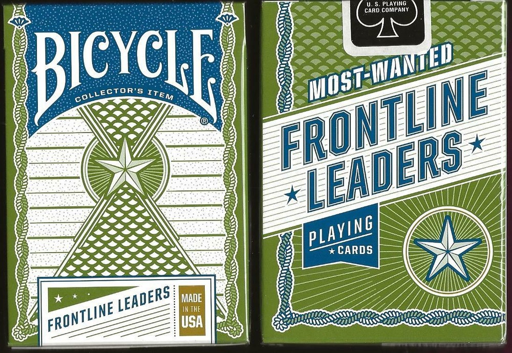 Bicycle Frontline Leaders playing cards