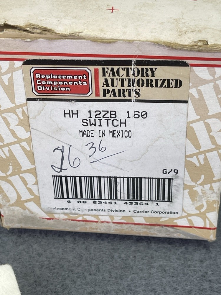 CARRIER HH12ZB160 LIMIT SWITCH
