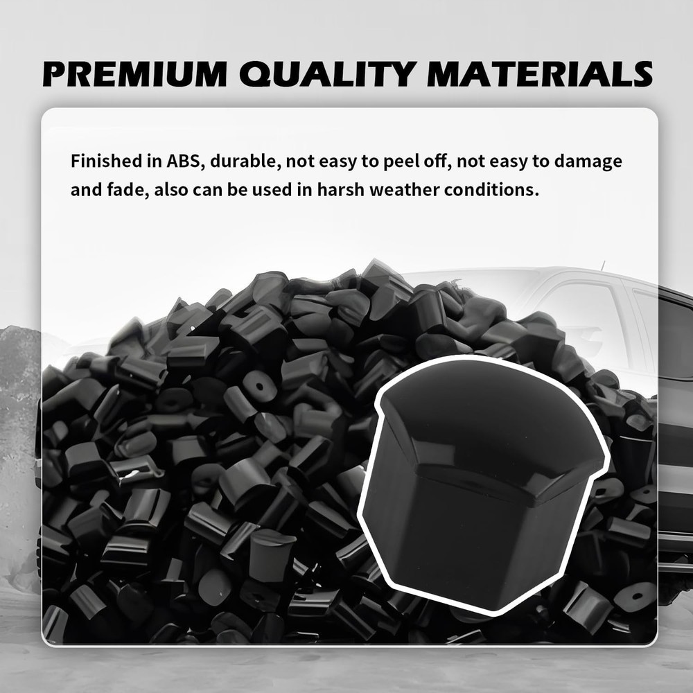 20PCS 21mm Lug Nut Covers – Rust-Resistant w/ Removal Tool