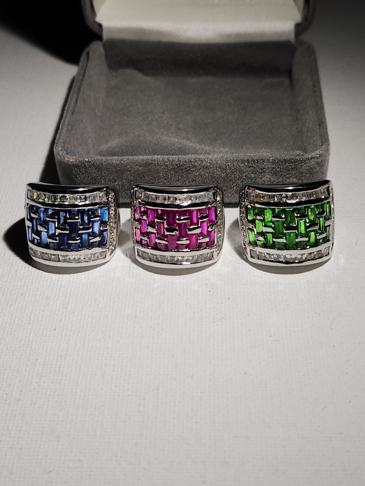 Vintage Statement Cocktail Ring Size 7.25 x3