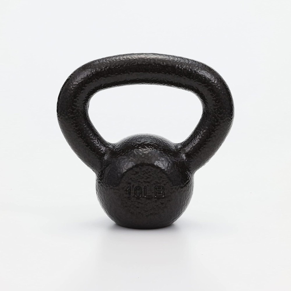 Durable 40-Pound Cast Iron Kettlebell with Textured Grip for Optimal Performance
