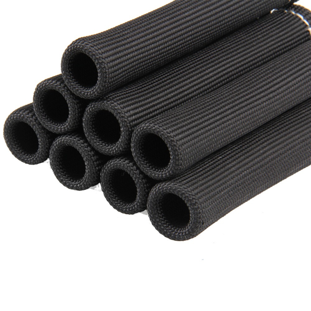 8Pack Spark Plug Heat Protector Insulating Fire Sleeve Spark Plug Wire Protector