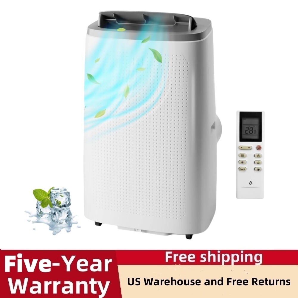 14000 BTU Portable Air Conditioners Cool up to 750 Sq.Ft Window Kits AC Remote