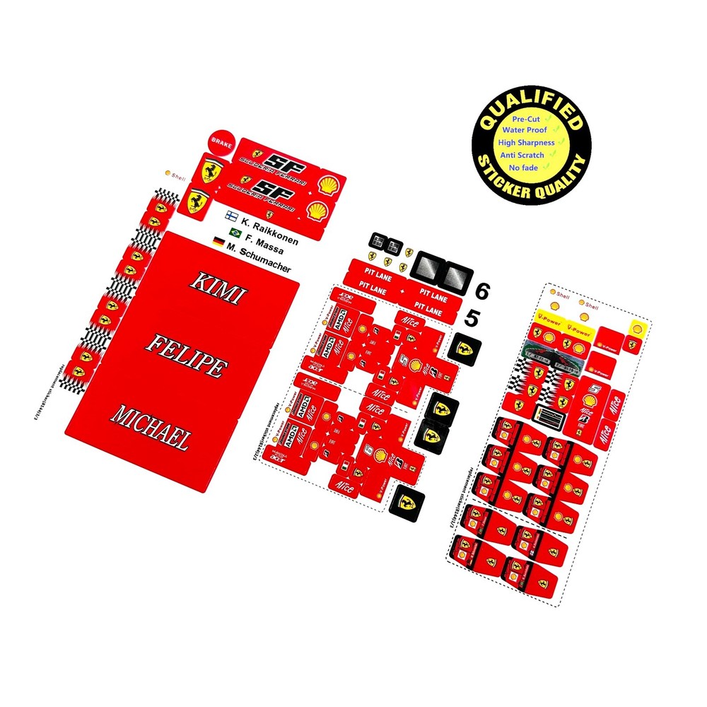 Replacement sticker for set 8144 Precut sticker