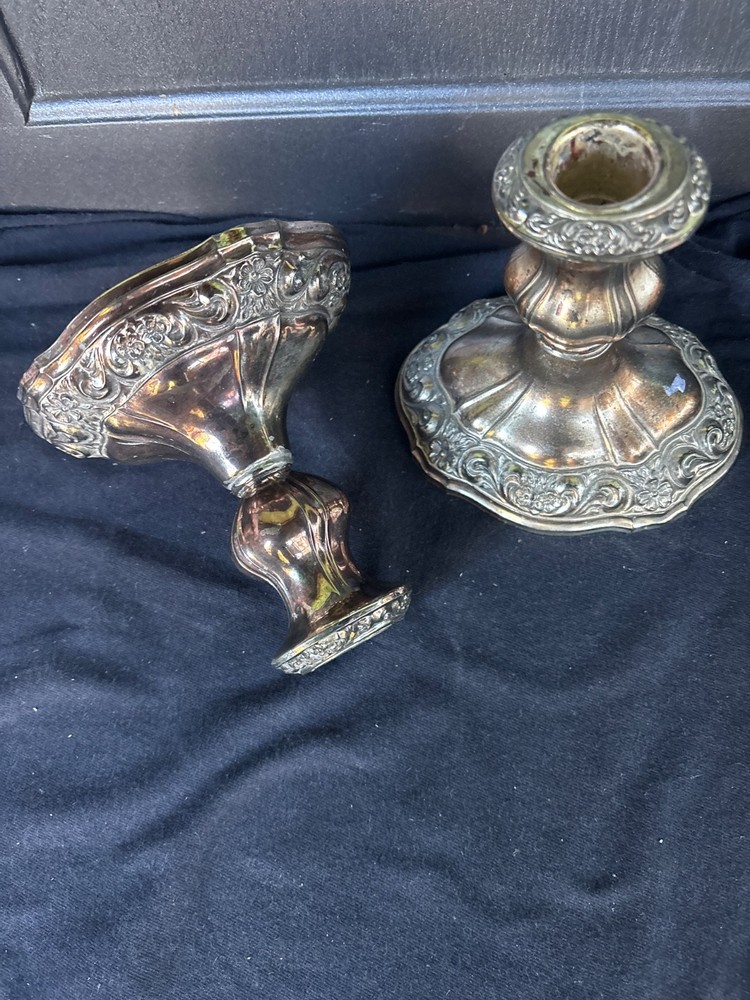 Towle Silver Plated Candlesticks holder