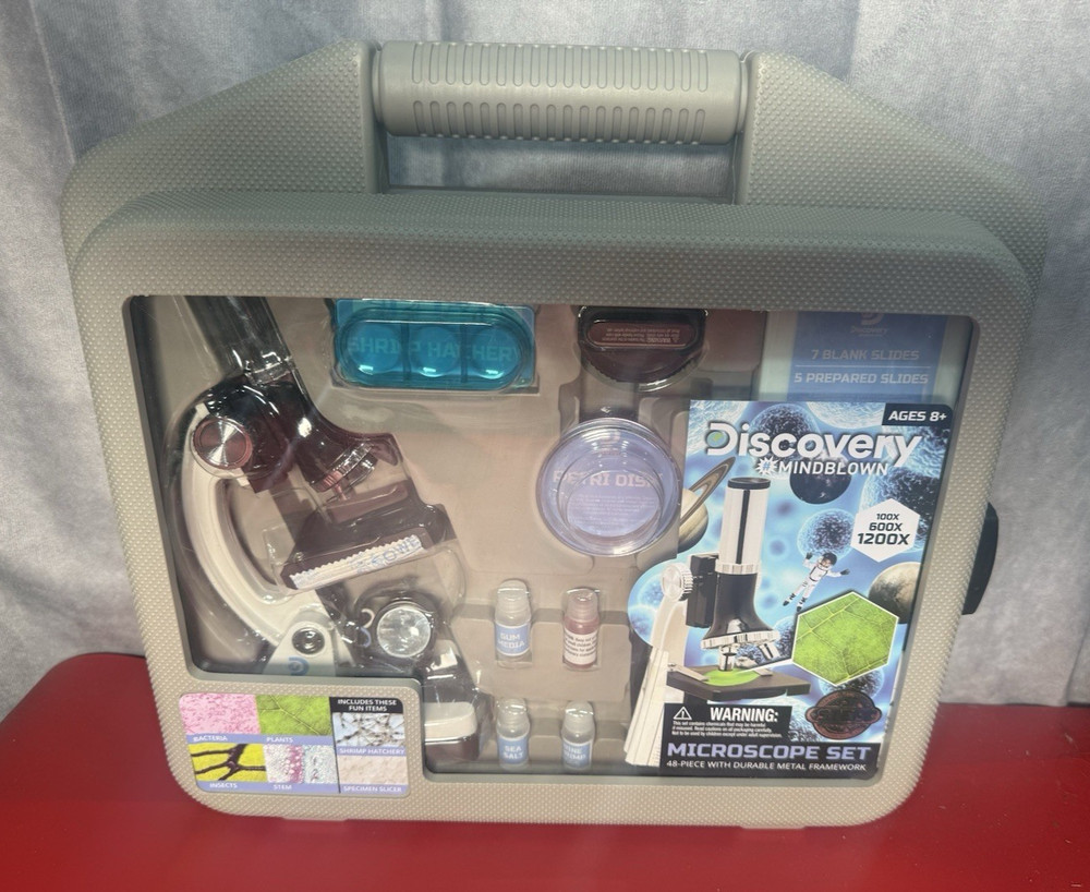 Discovery Microscope 48 Piece Set New Unused