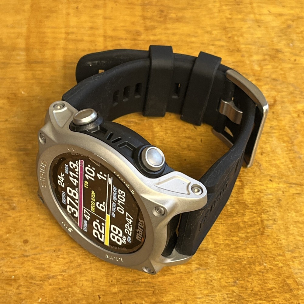 Mares SIRIUS Wrist Watch Dive Computer Silver - Color Screen Rechargeable Scuba