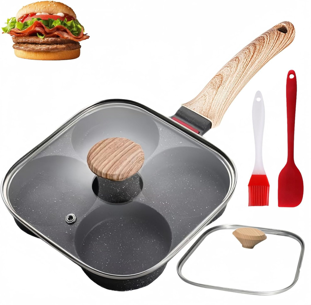 Cup Nonstick, and Healthy Granite Egg Frying Pan
