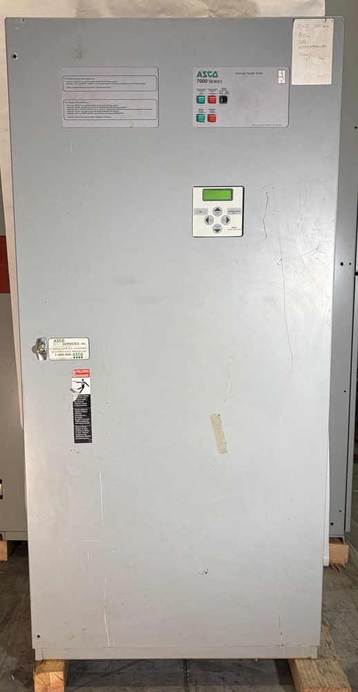 ASCO 7000 Series Automatic Transfer Switch HO7ATSA30800C50C