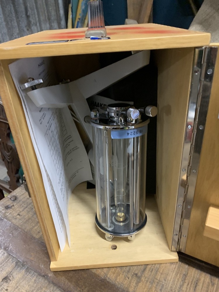 Vintage Viscosity Falling Ball Viscometer complete with box