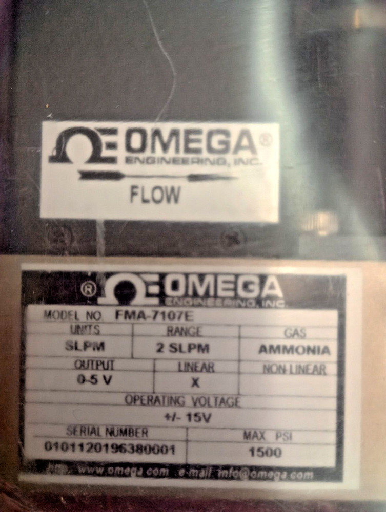 Omega FMA-7107E Mass Flo Controller