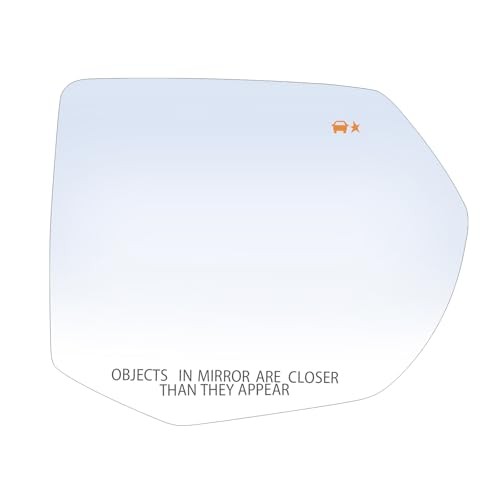 Passenger Side Replacement Mirror Glass - Compatible with Passenger Right Side