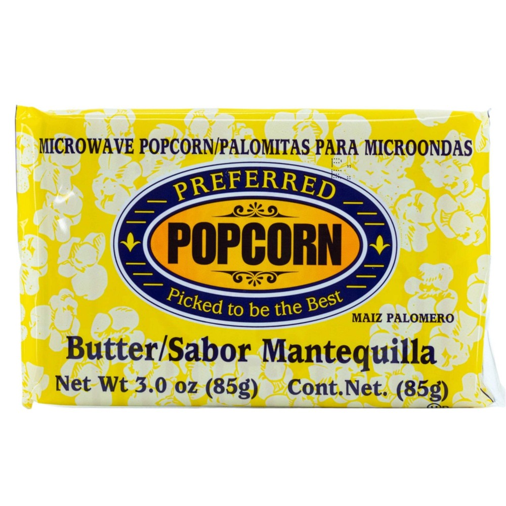 Butter Flavored Microwave Popcorn | 3 oz | Preferred Popcorn