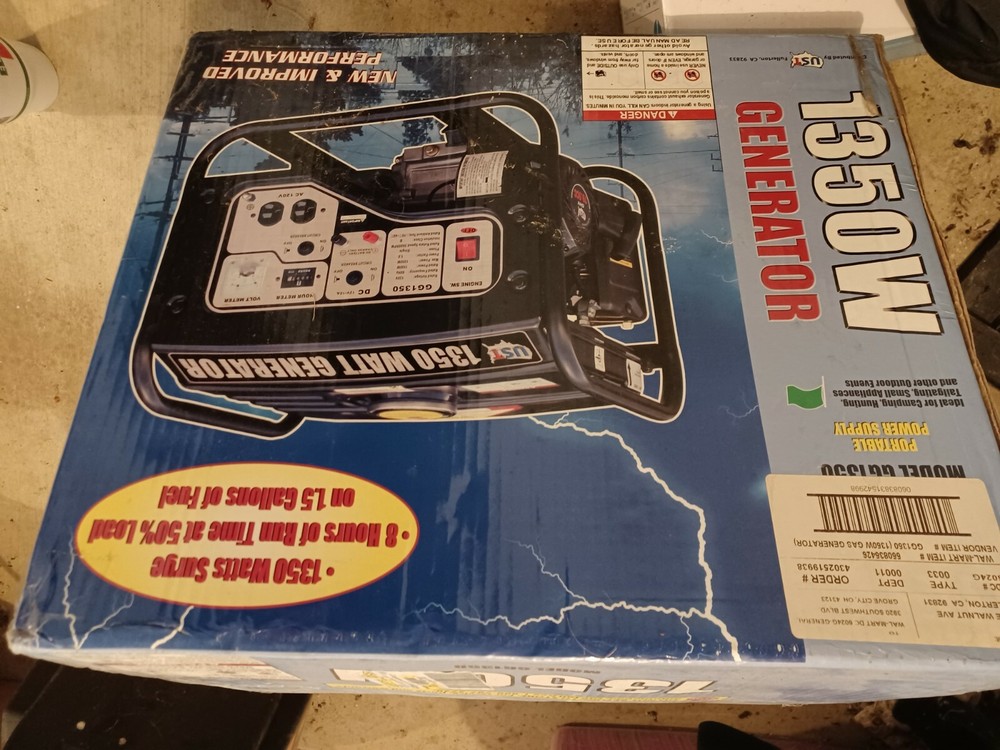 UST 1350 Watt generator new