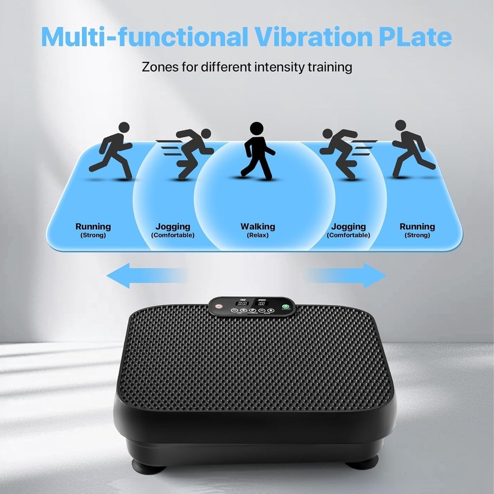 Vibration Plate Exercise Machine Lymphatic Drainage Weight Loss Workout Platform