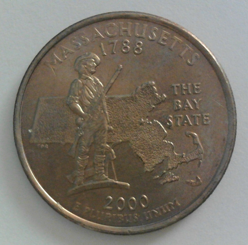 John Kerry Colorized State Quarter