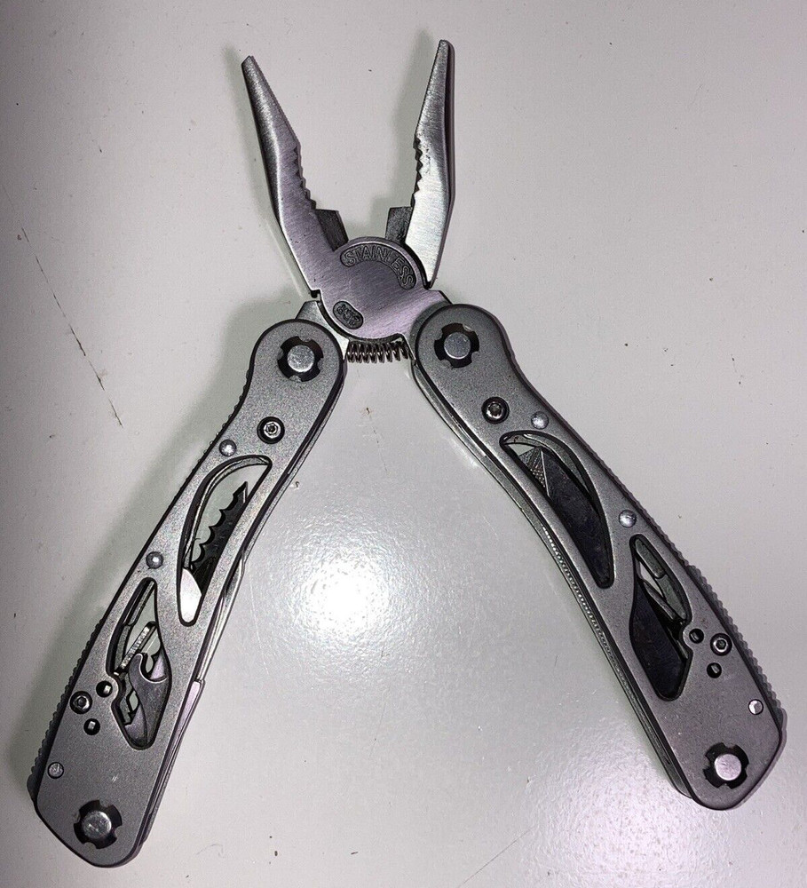 Multi-Tool Folding Plier Winframe Hunting Outdoor 9 tools