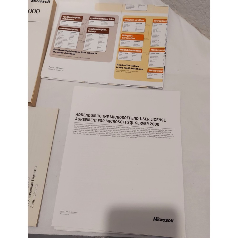 Microsoft SQL Server 2000 Standard Edition w/5 Client Licenses - 228-00690