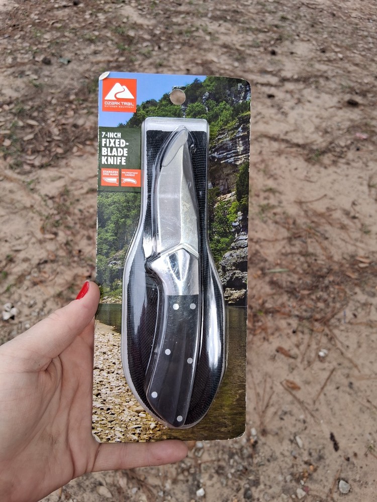 ozark trail 7inch flixed blade