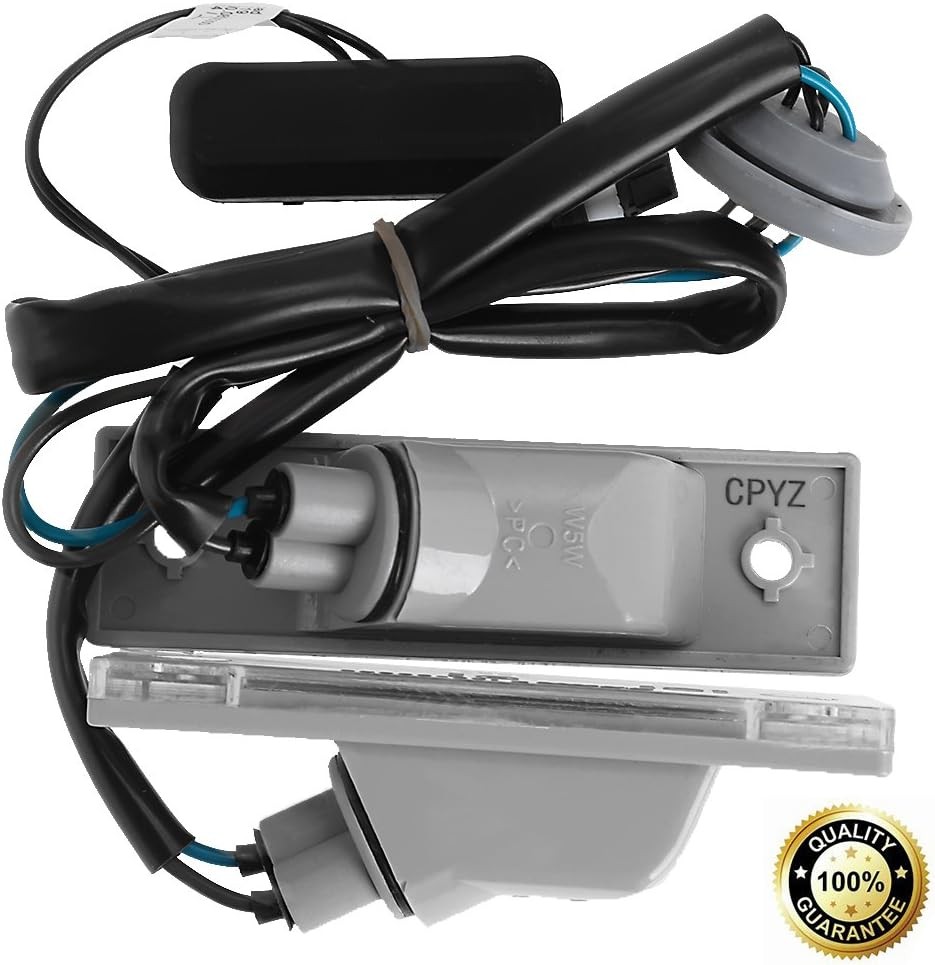 Rear Trunk Release Switch Licence Plate Lamp Light Switch Button Assembly Replac