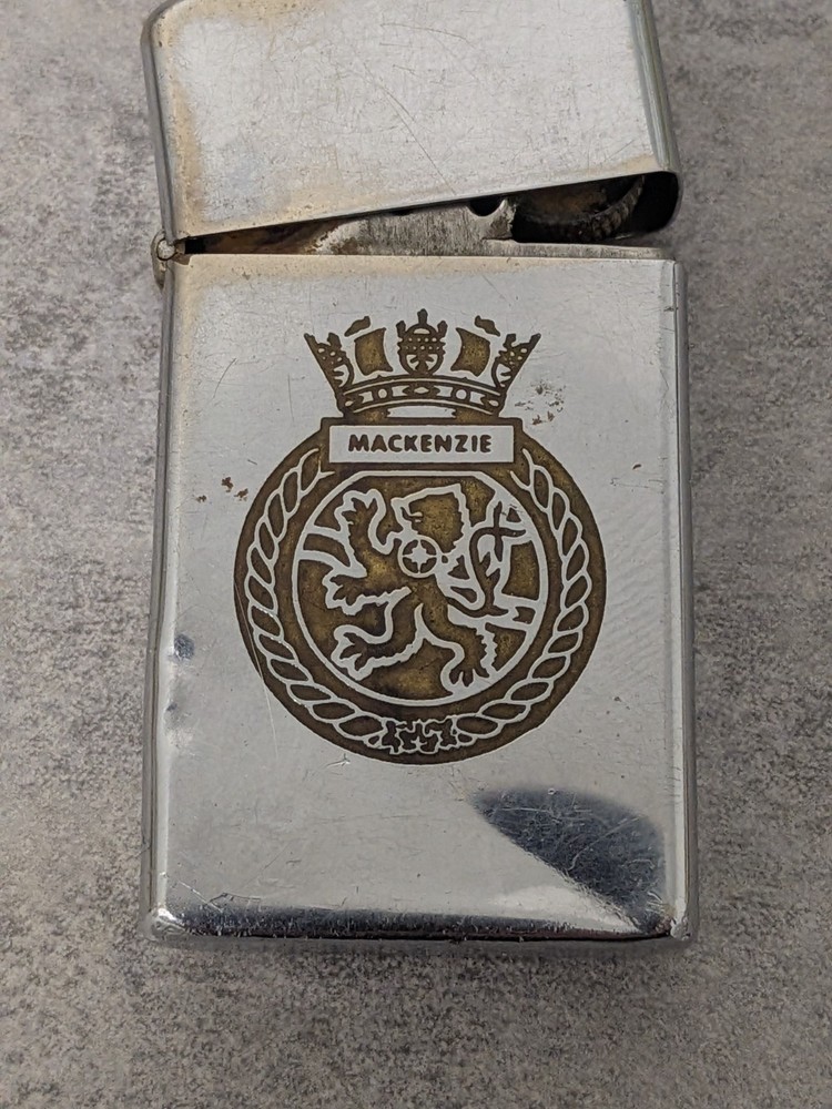 VINTAGE  ZIPPO SHIPS LIGHTER MACKENZIE