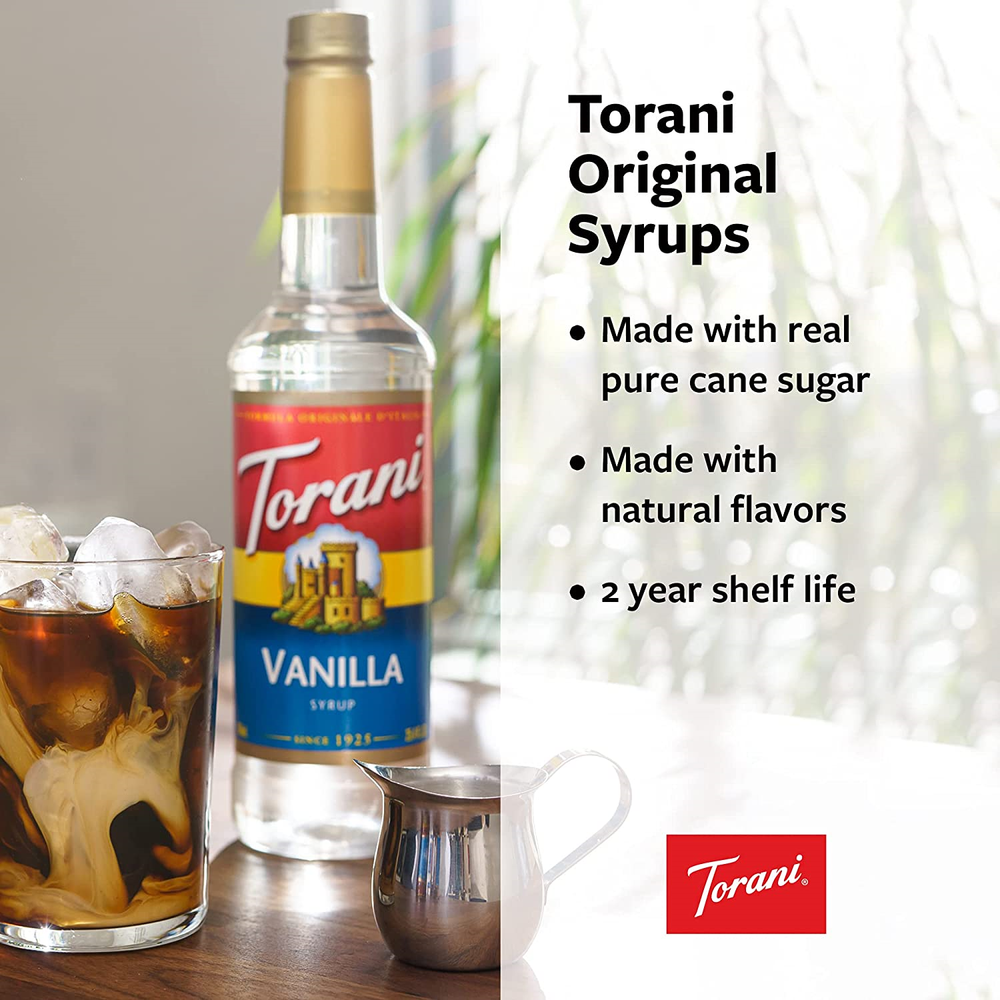 Torani Syrup, Raspberry, 25.4 Ounces Pack of 4