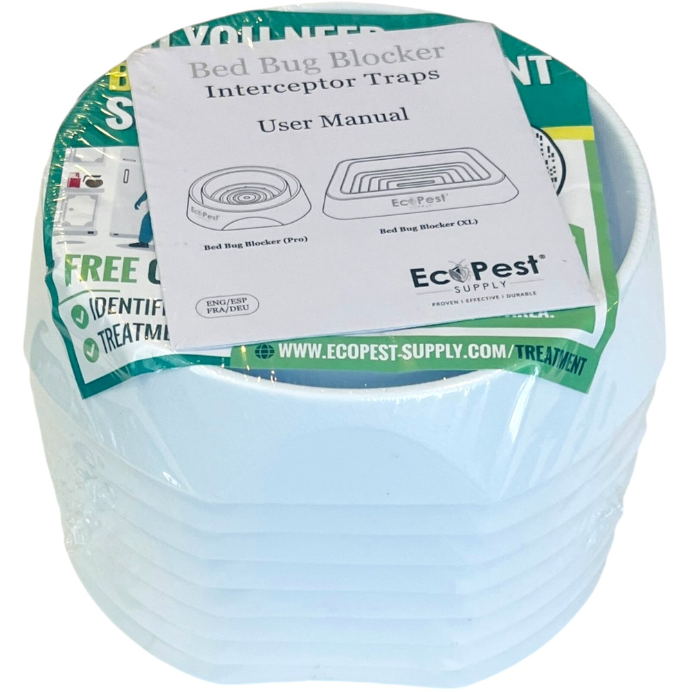EcoPest Bed Bug Blocker Interceptor Traps - 8 Pack