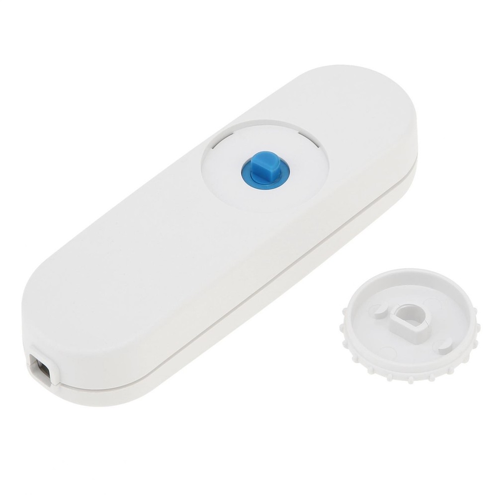 Inline Lamp Switch, Full Range Rotary Dimmer, Cord Switch Replacement 110V White