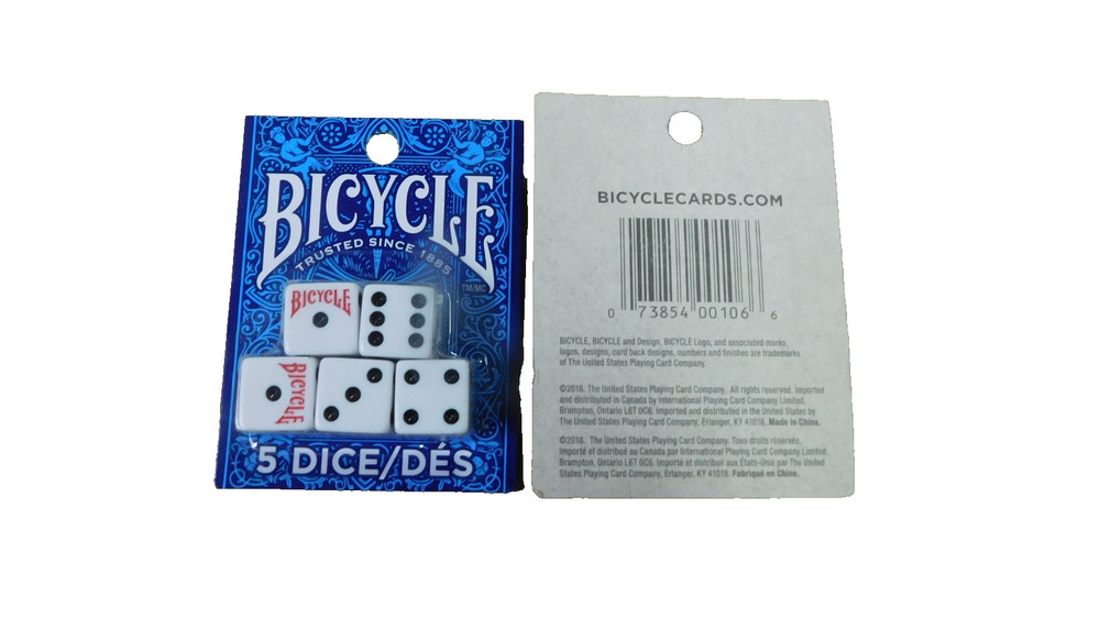 Bicycle 5 Count Dice-2 Pack