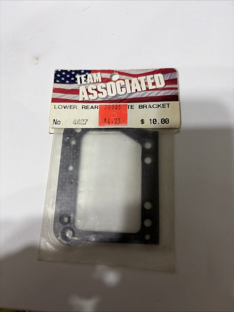 Team Associated Lower Rear Graphite Bracket #4427 RC12