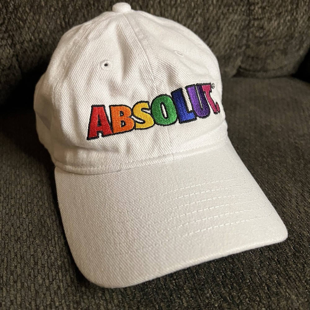 Absolut Vodka Rainbow Embroidered Pride Hat