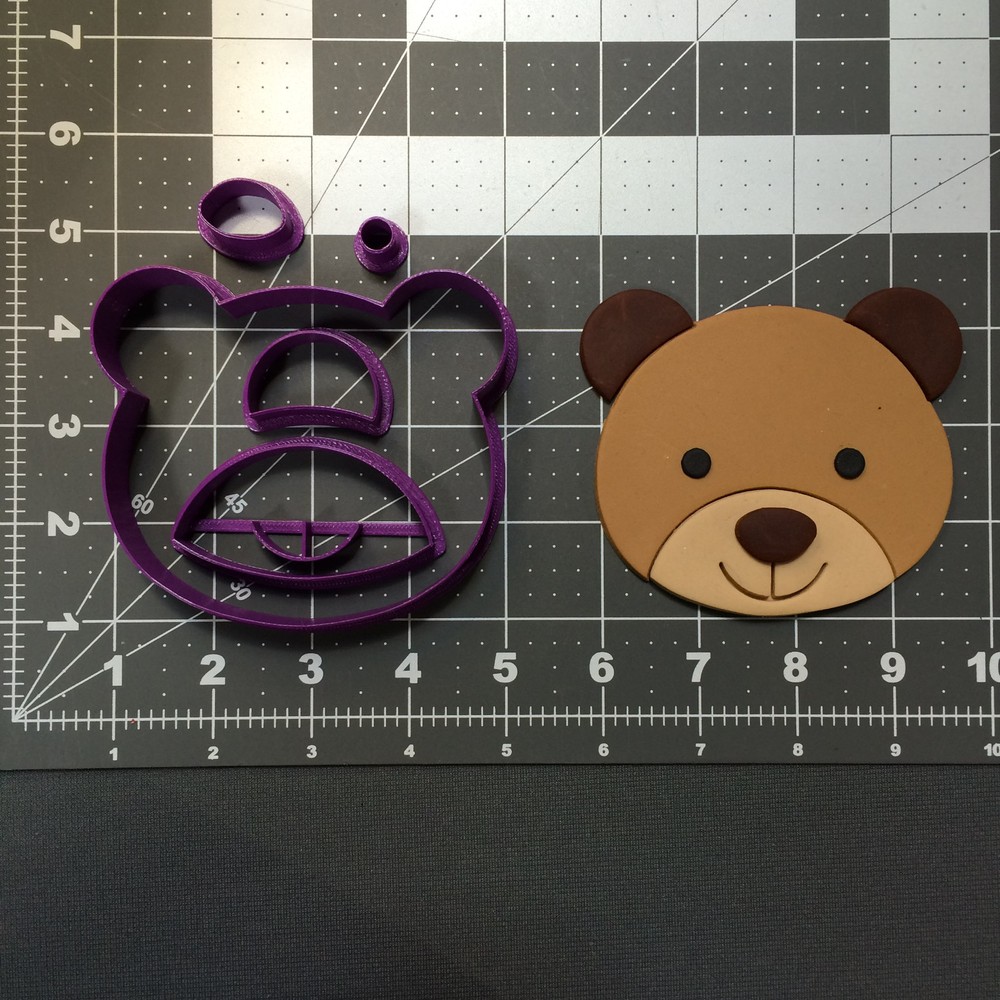 Bear Face 100 Cookie Cutter Set