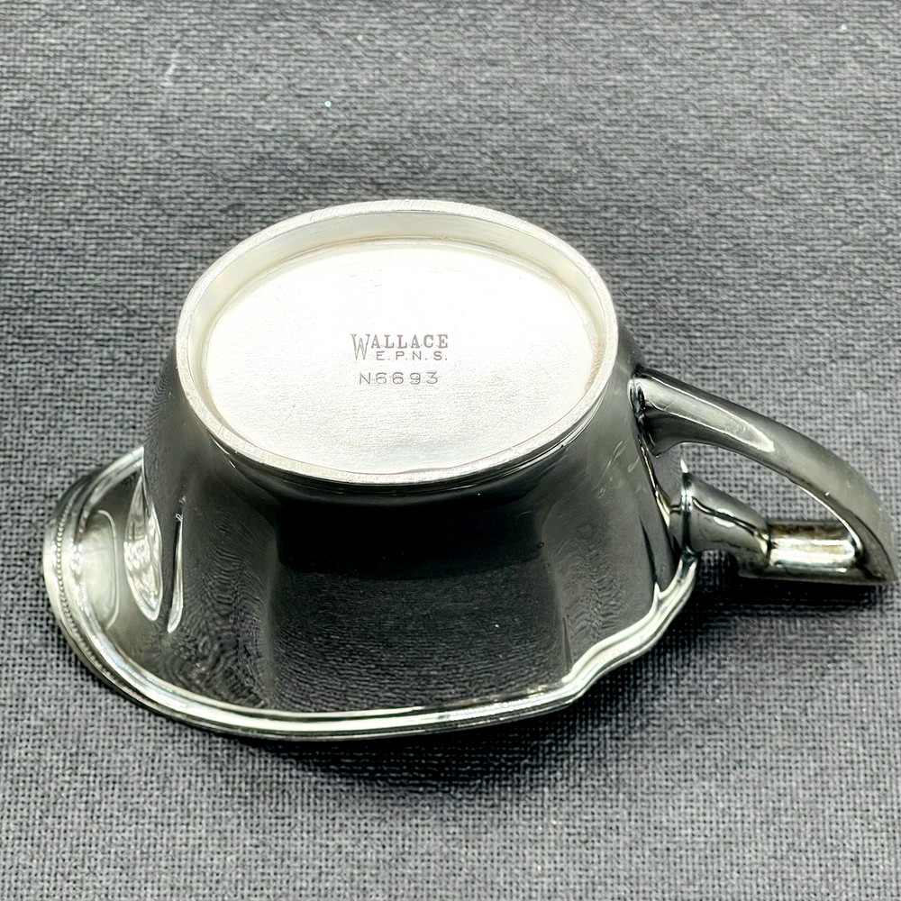 Vintage Wallace Creamer Silver Plate Nancy Deane Pattern N6693