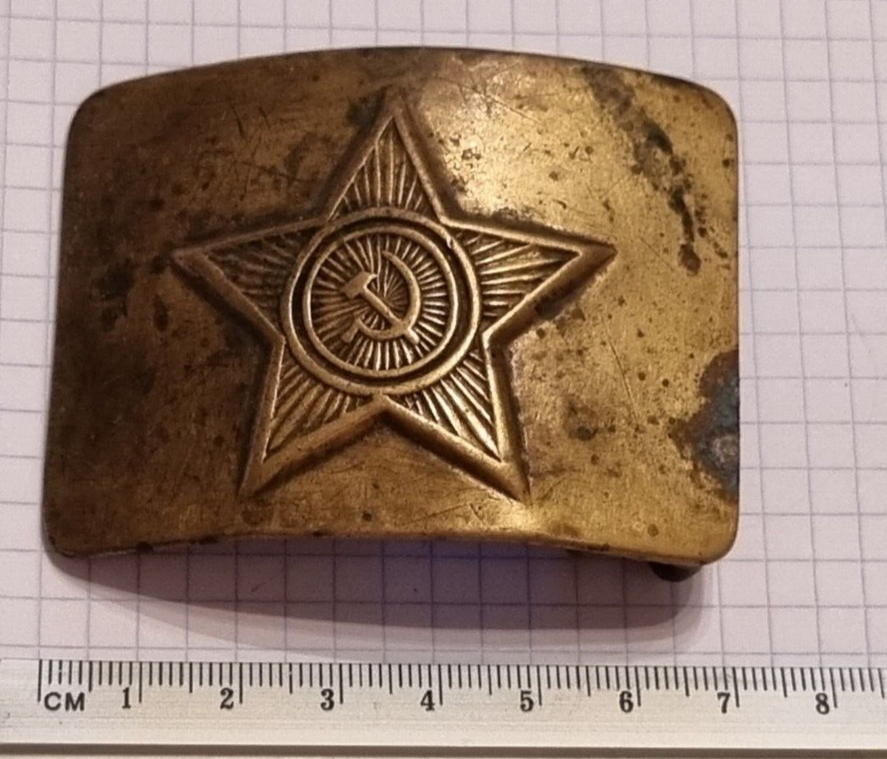 soviet military belt buckle ussr