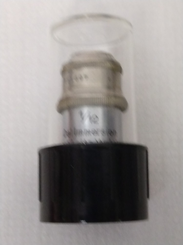 LEITZ WETZLAR OEL IMMERSION 1/12 MICROSCOPE OBJECTIVE LENS