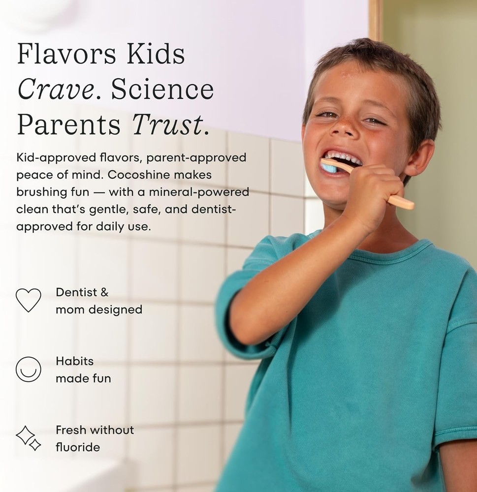 Cocoshine Teeth Whitening Toothpaste by , Nano-Hydroxyapatite Toothpaste, Non...