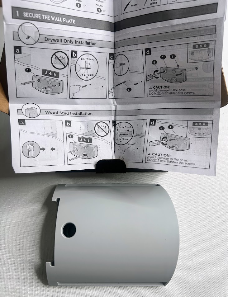 ECHOGEAR Shelf Wall Mount for Echo Pop 2023 Glacier White Made for Amazon