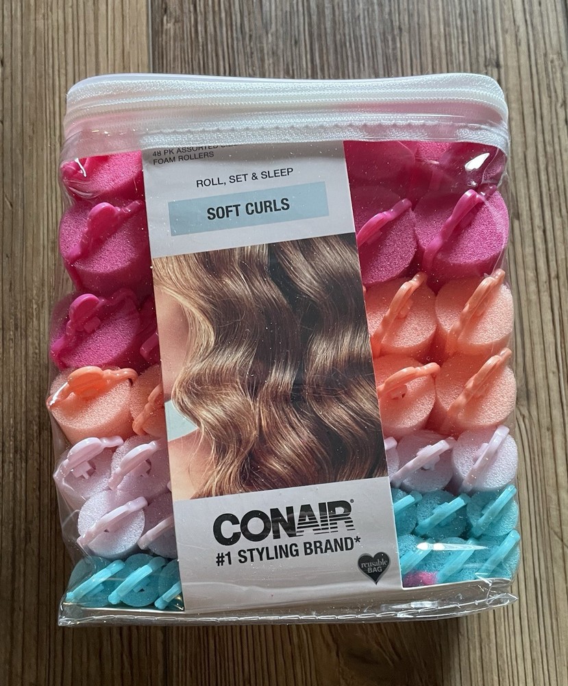 Roll Set And Sleep Soft Curls Conair Foam Rollers