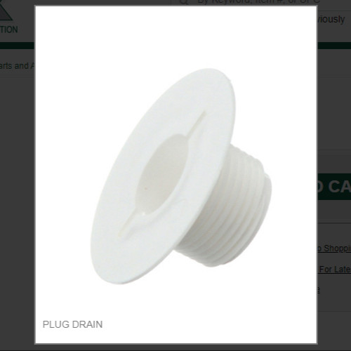 PLUG DRAIN #9051126-01