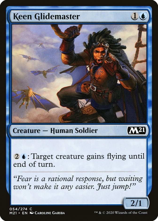 Keen Glidemaster Core Set 2021 54 MTG LP