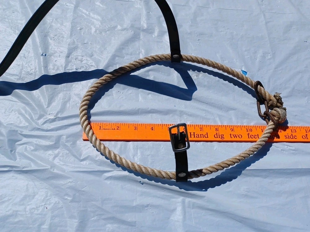 Rope Bosal With Rubber Hanger