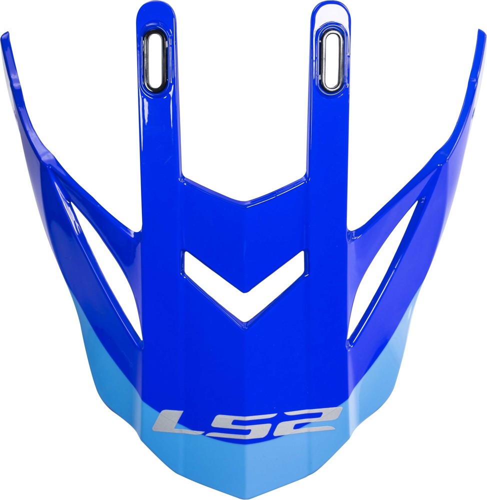 LS2 Gate Helmet Replacement Visor Peak Launch Blue/HiViz