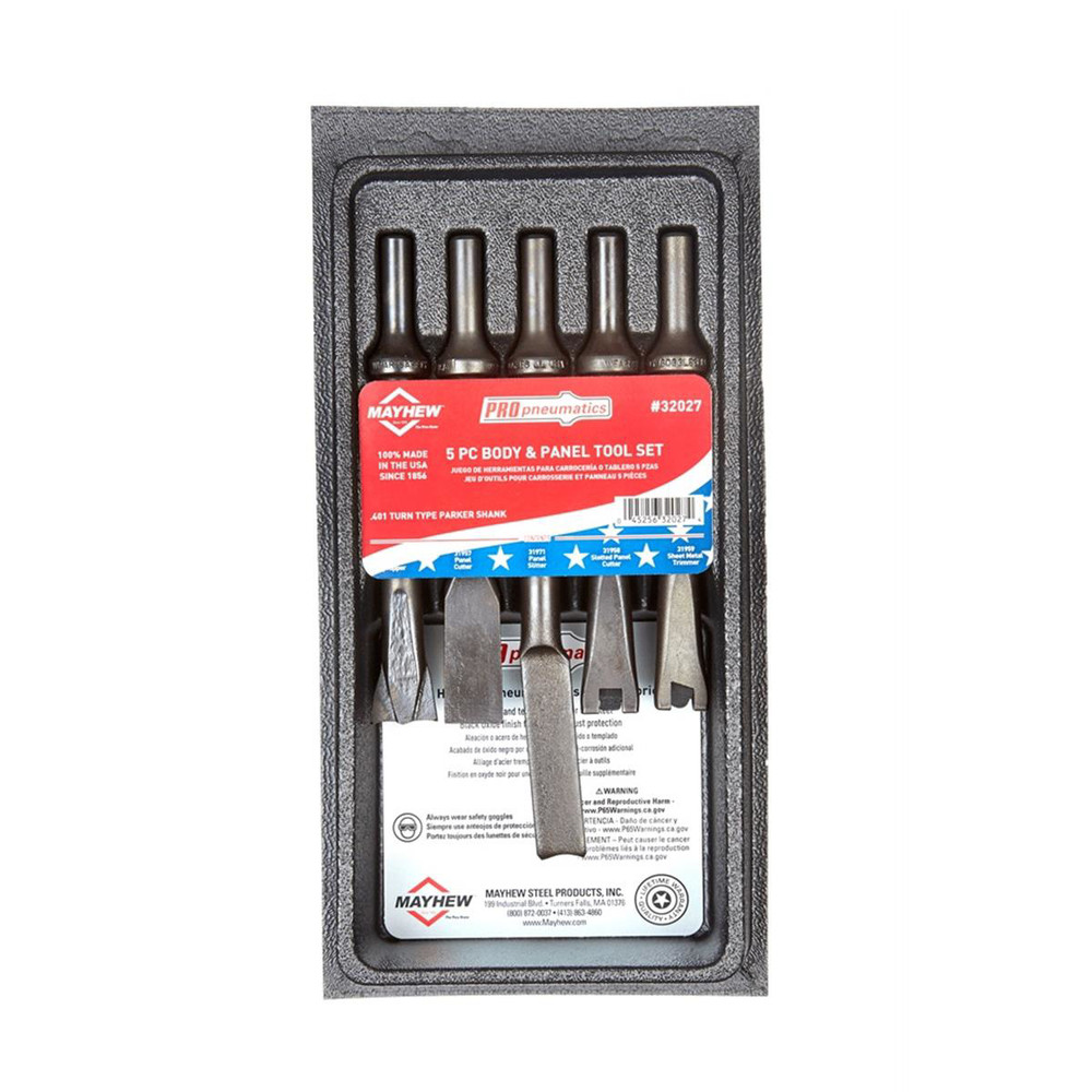 Mayhew Tools 32027 Pneumatic Body & Panel Set 5-Piece