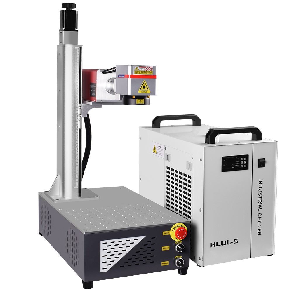5W UV Water Cooling 3D Crystal Inside Maker Laser Marking Machine Motorized Z