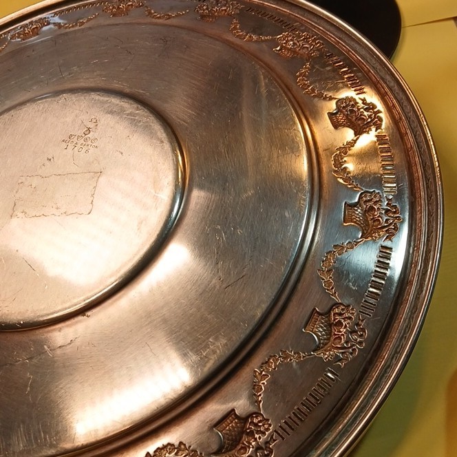 Reed & Barton EPNS Silver Plate Decorative Charger Plate 11" 1706 Decorative